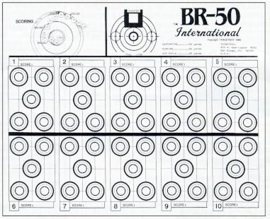 rimfire benchrest airguns yards br50